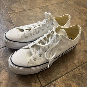 Low top platform converse